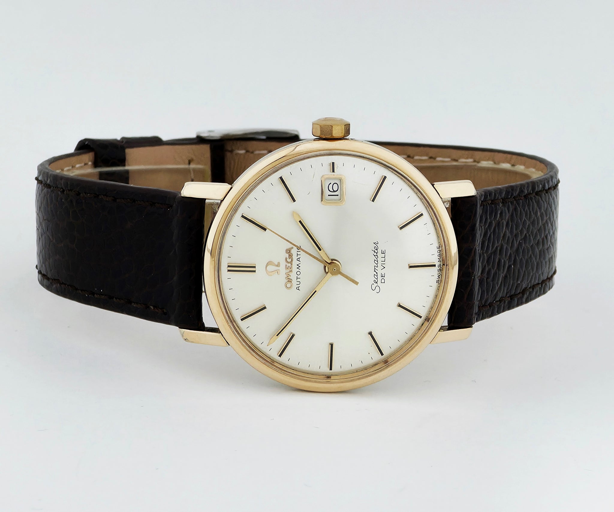 Vintage OMEGA Seamaster De Ville Automatic Cal. 564 Steel & 18k Rose Gold 34mm case Ref: 166.020