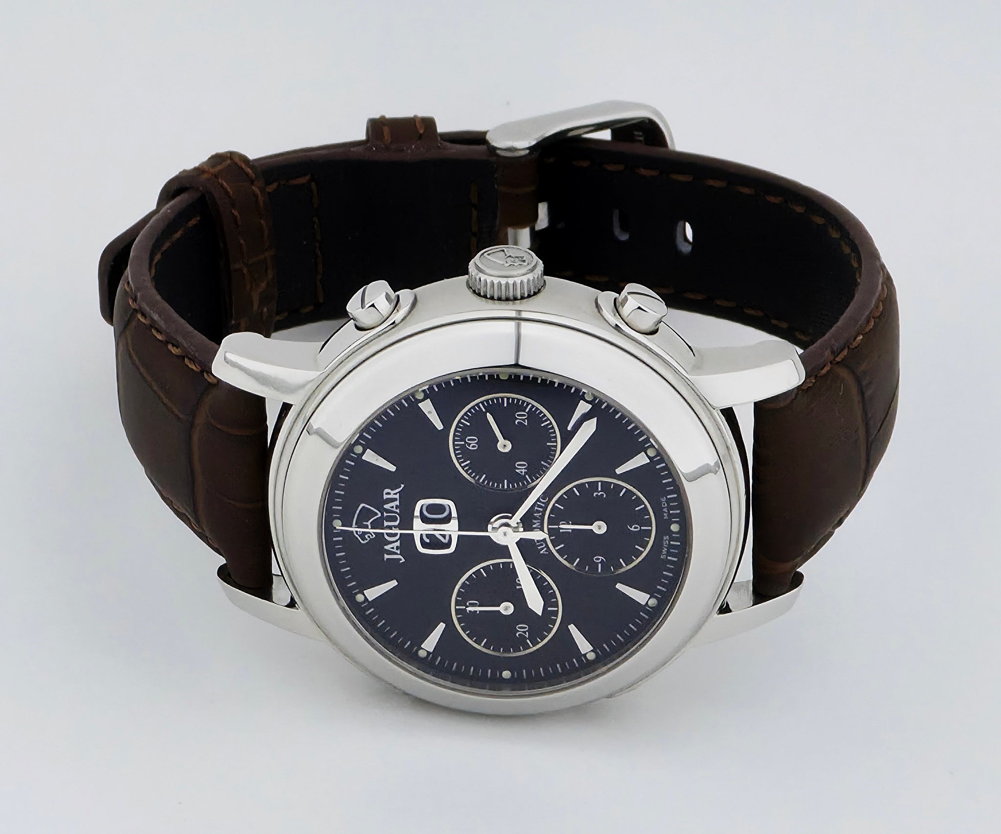 JAGUAR Chronograph Automatic Big-Date 41mm Stainless Steel  Ref: J942