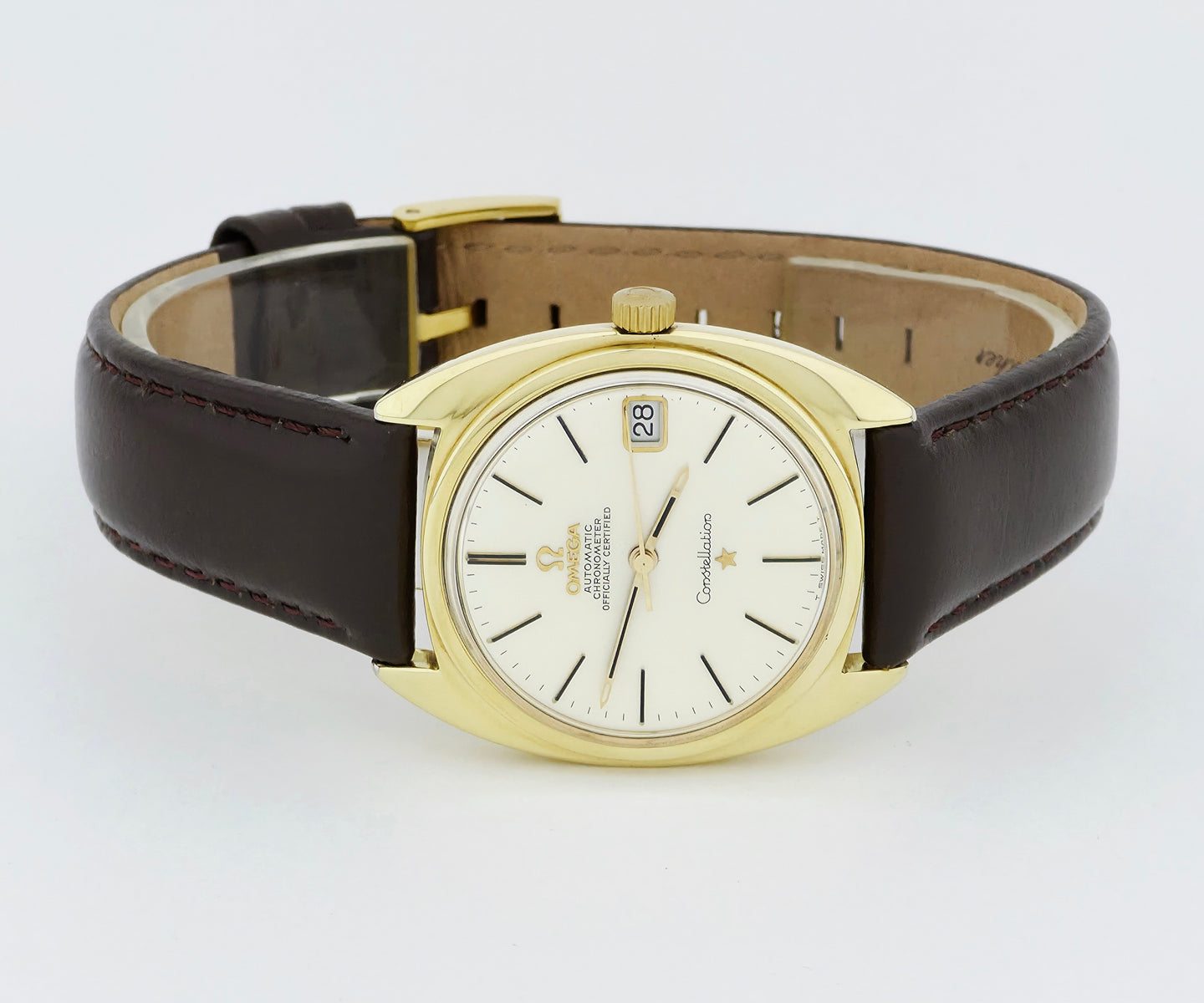Vintage Omega Constellation automatic Cal.564 Gold & Steel Men's watch 36mm 168.017