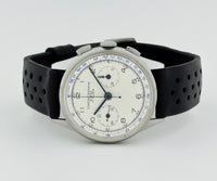 1940s Swiss Chronographe mechanical Excelsior Park 4.  Steel case 35.5mm