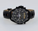 DPW Pluton Army Aviation Watch 1888-1988 Steel Black PVD plated Quartz 41mm