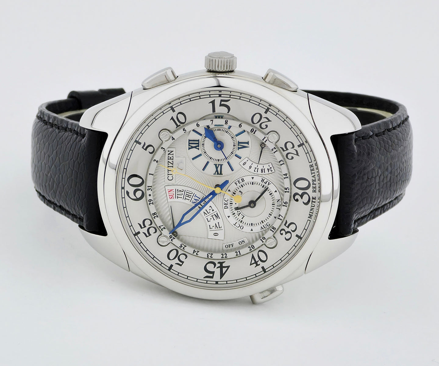 CITIZEN CAMPANOLA Minute Repeater Quartz 44mm Steel case 6766-T006710