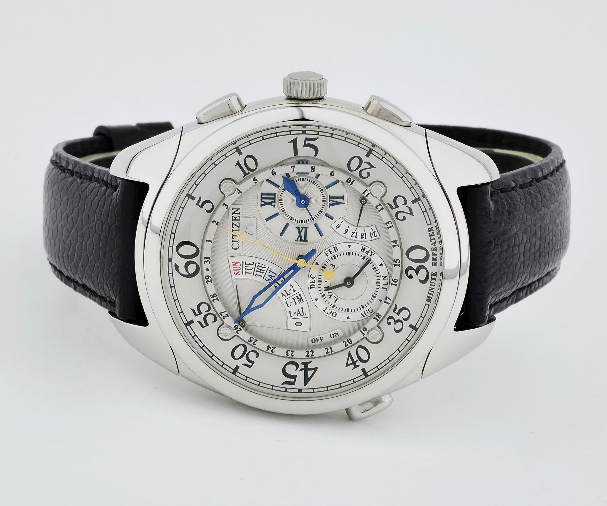 CITIZEN CAMPANOLA Minute Repeater Quartz 44mm Steel case 6766-T006710