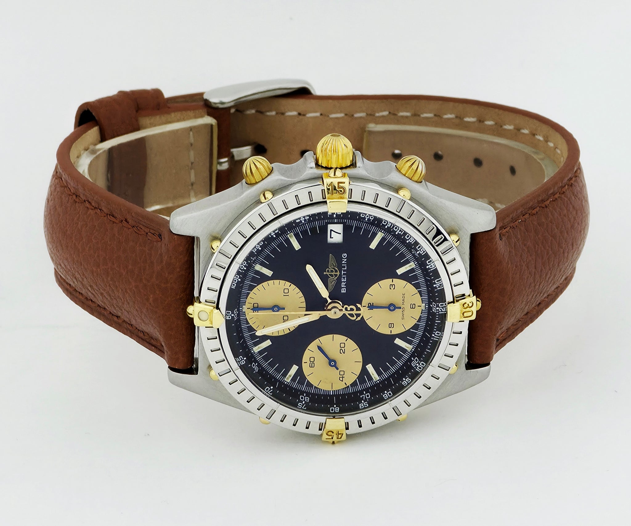 BREITLING Chronomat Chronograph Automatic 39mm Gold & Steel Men's watch 81950 A