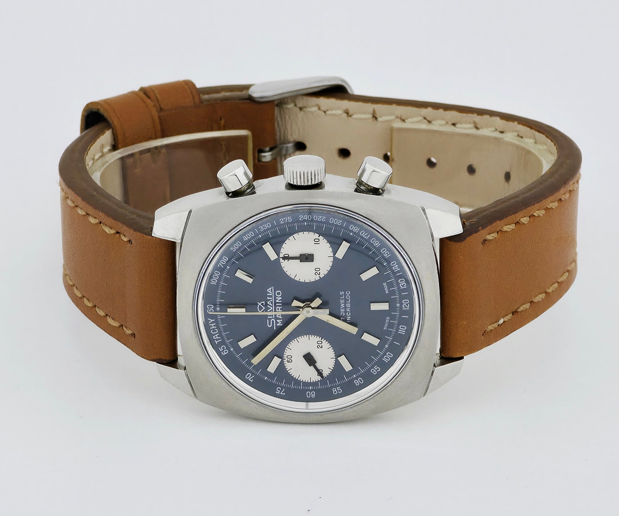 SILVANA Marino Chronograph Mechanical Cal. 7733 Steel 37mm Men's watch