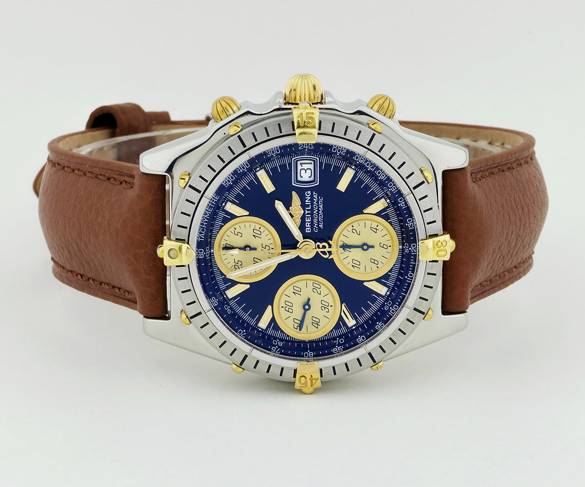 BREITLING Chronomat Chronograph Automatic 40mm 18k Gold & Steel Men's watch D13352