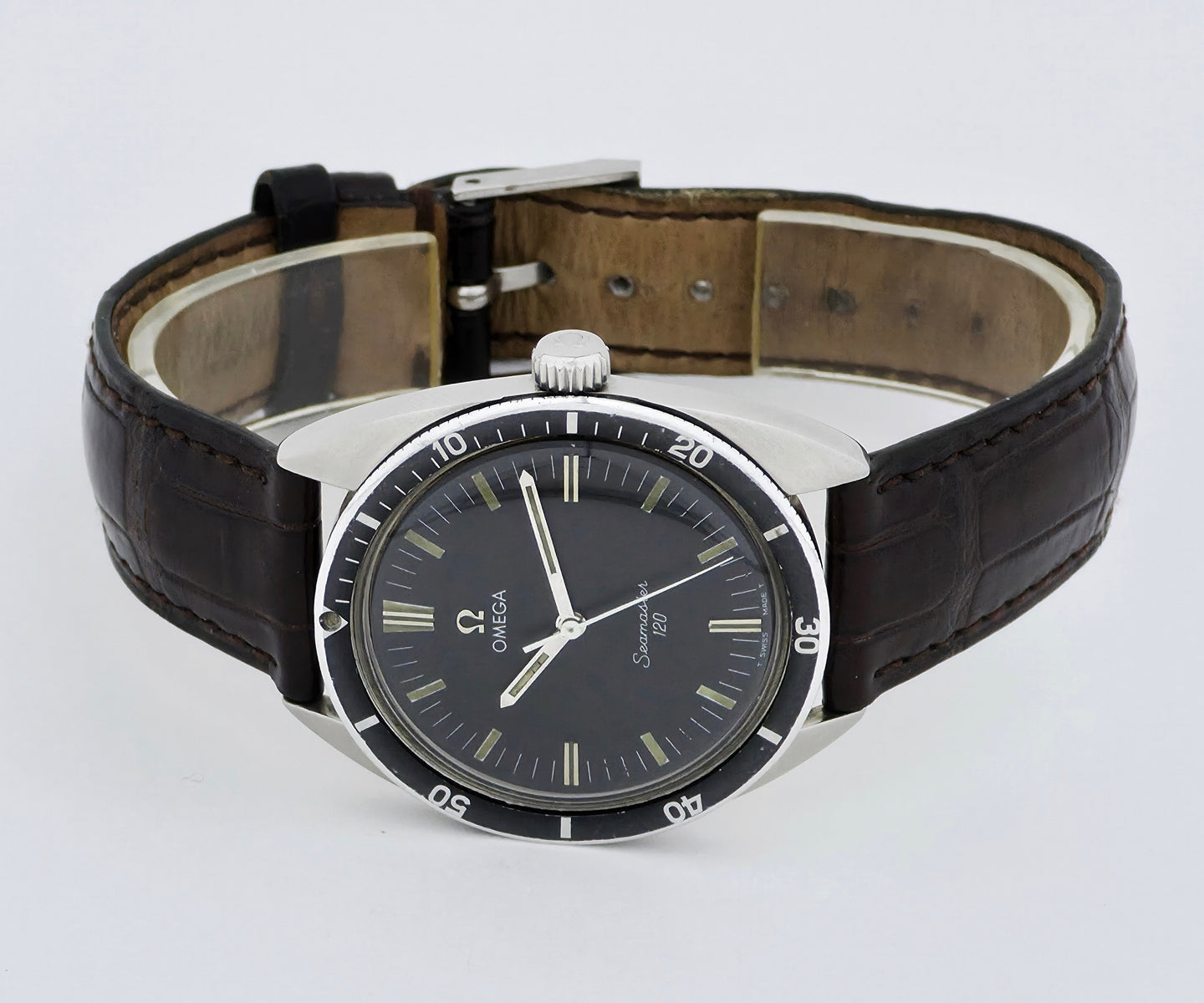 Vintage OMEGA Seamaster 120 mechanical Cal. 601 Steel case 36.5mm Ref: 135.027