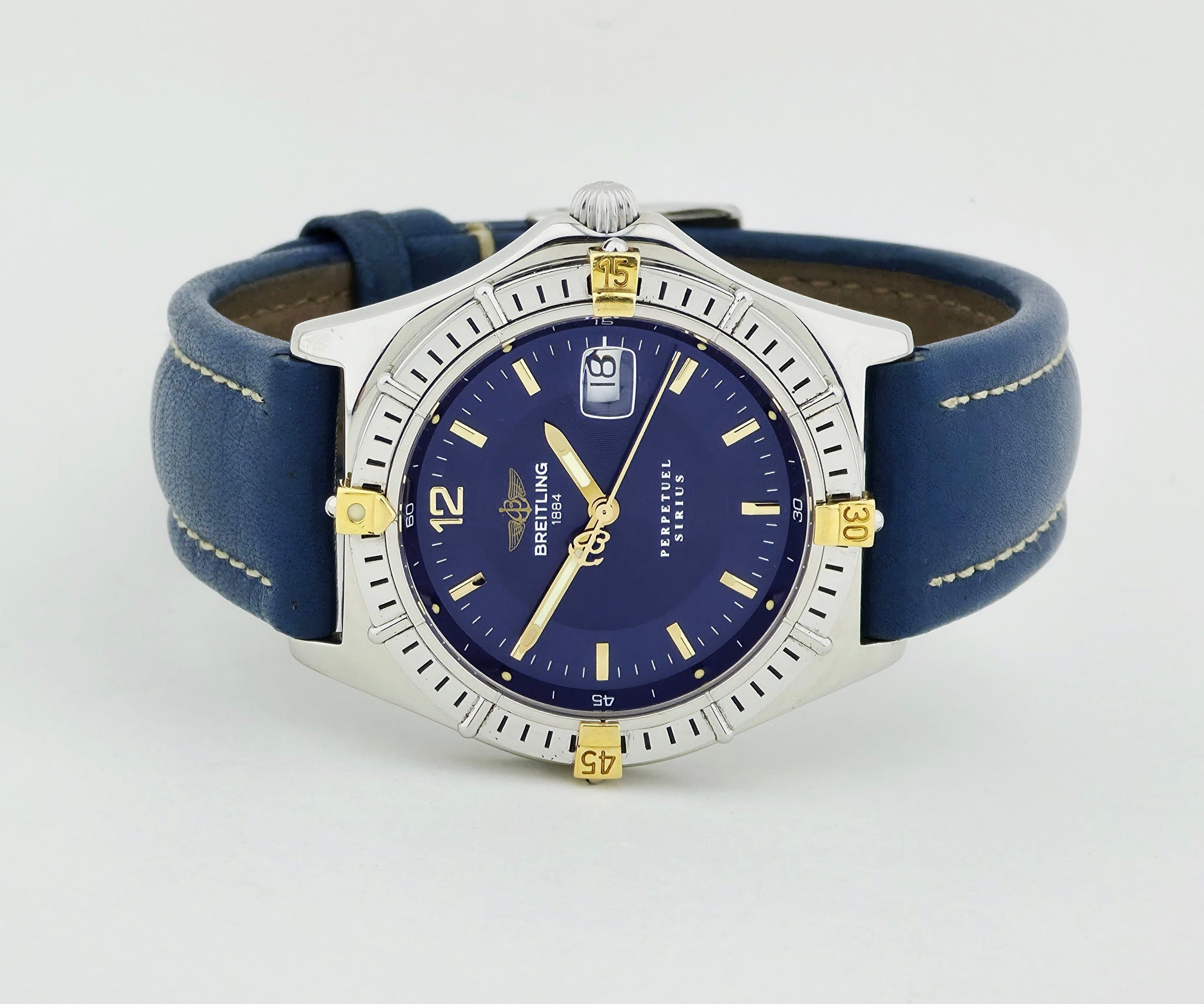 BREITLING Sirius Perpetual calendar Quartz, 36mm Gold & Steel Unisex watch B62011