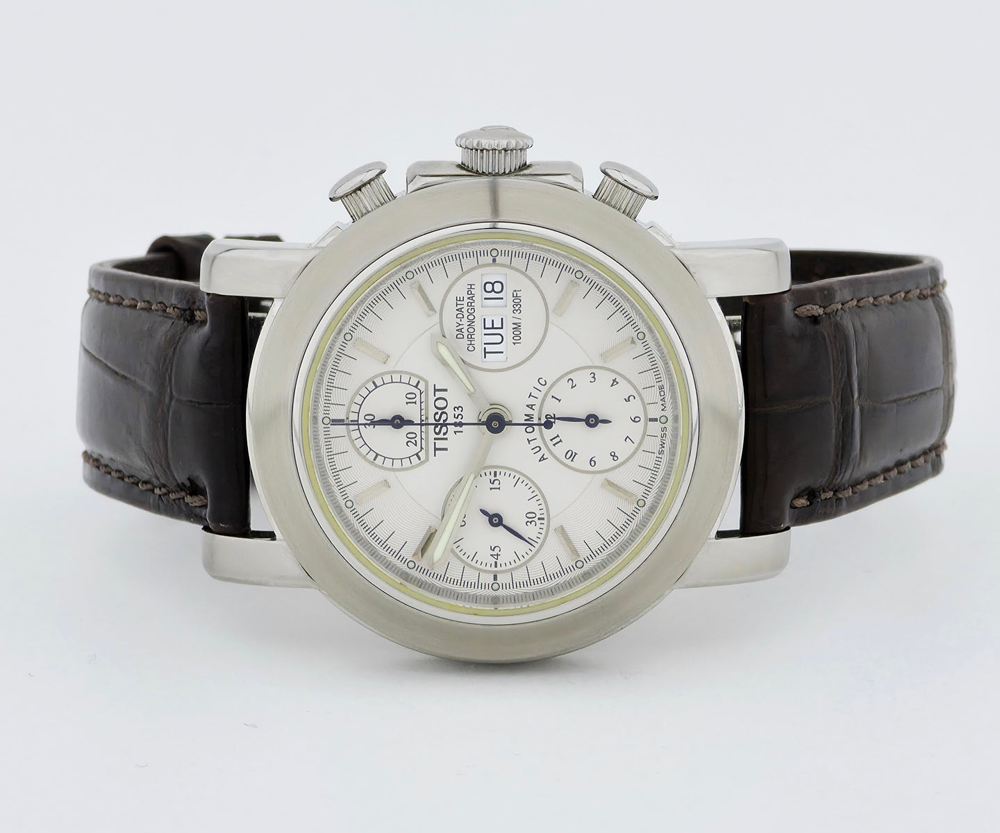 TISSOT T-Lord Day-Date Chronograph automatic Cal. 7750 T166/266 Steel case 41mm