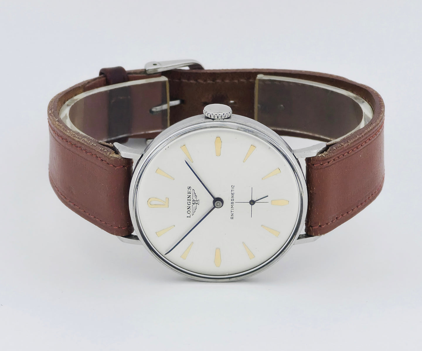 1940s Vintage LONGINES mechanical Cal. 12.68z Steel case 37mm Ref: 21169