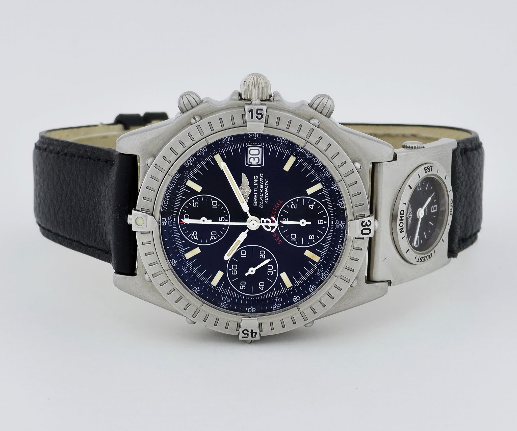 BREITLING Blackbird Chronograph Automatic, Two Steel Men's watch Ref: A13350