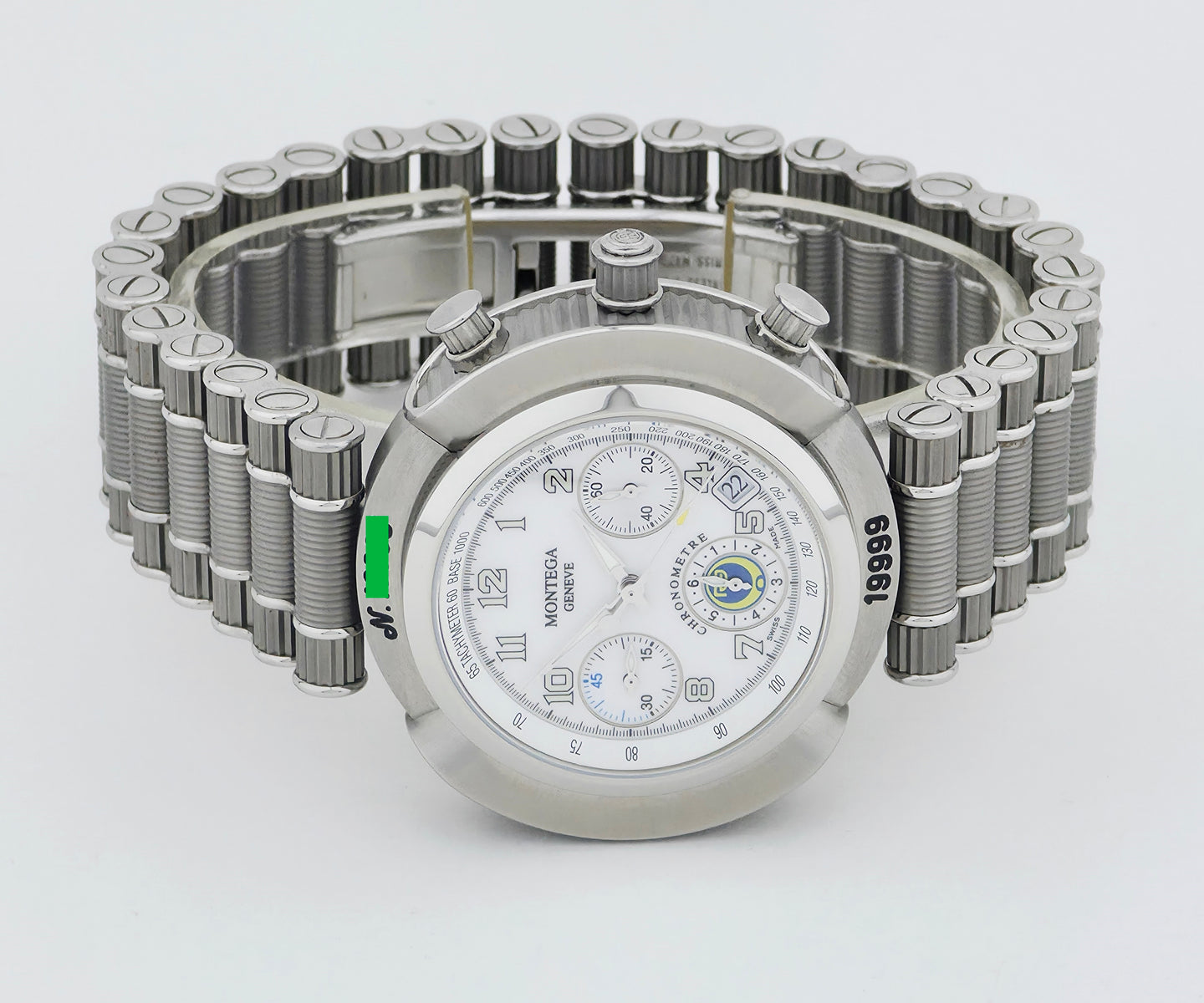 MONTEGA R9 Chronograph Chronometer Automatic 44mm Steel MC01 Limited edition 19999