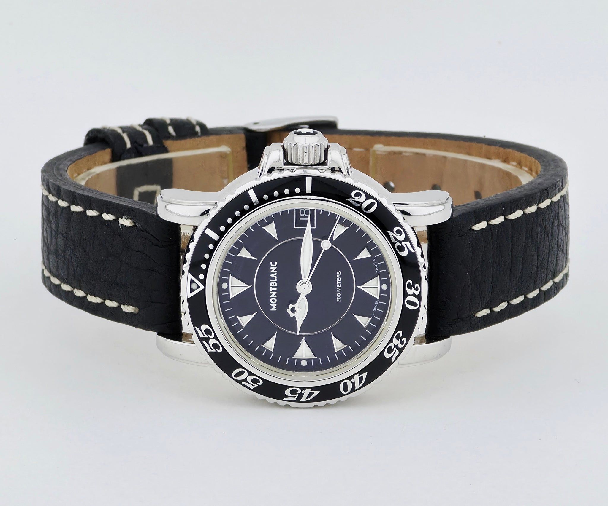MONTBLANC Meisterstuck Sport Diver Quartz 34mm Steel Unisex watch 7036