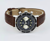 Vintage Ollech & Waj “Precision” Chronograph Mechanical Valjoux 92 Reverse Panda