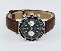 Vintage Ollech & Waj “Precision” Chronograph Mechanical Valjoux 92 Reverse Panda