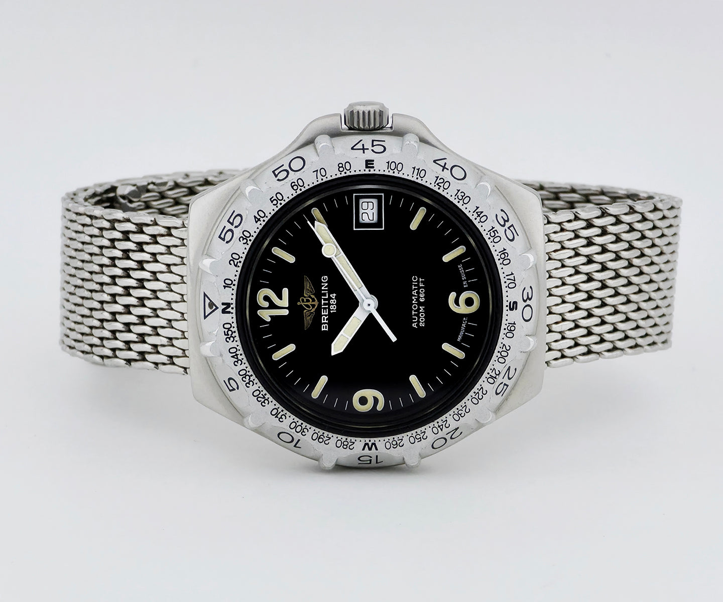 Breitling Colt Cristoforo Colombo automatic 37mm mid-size watch Ref: A10096