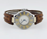Cartier Must De 21 Quartz, Two-tone Unisex watch Ref: 9011