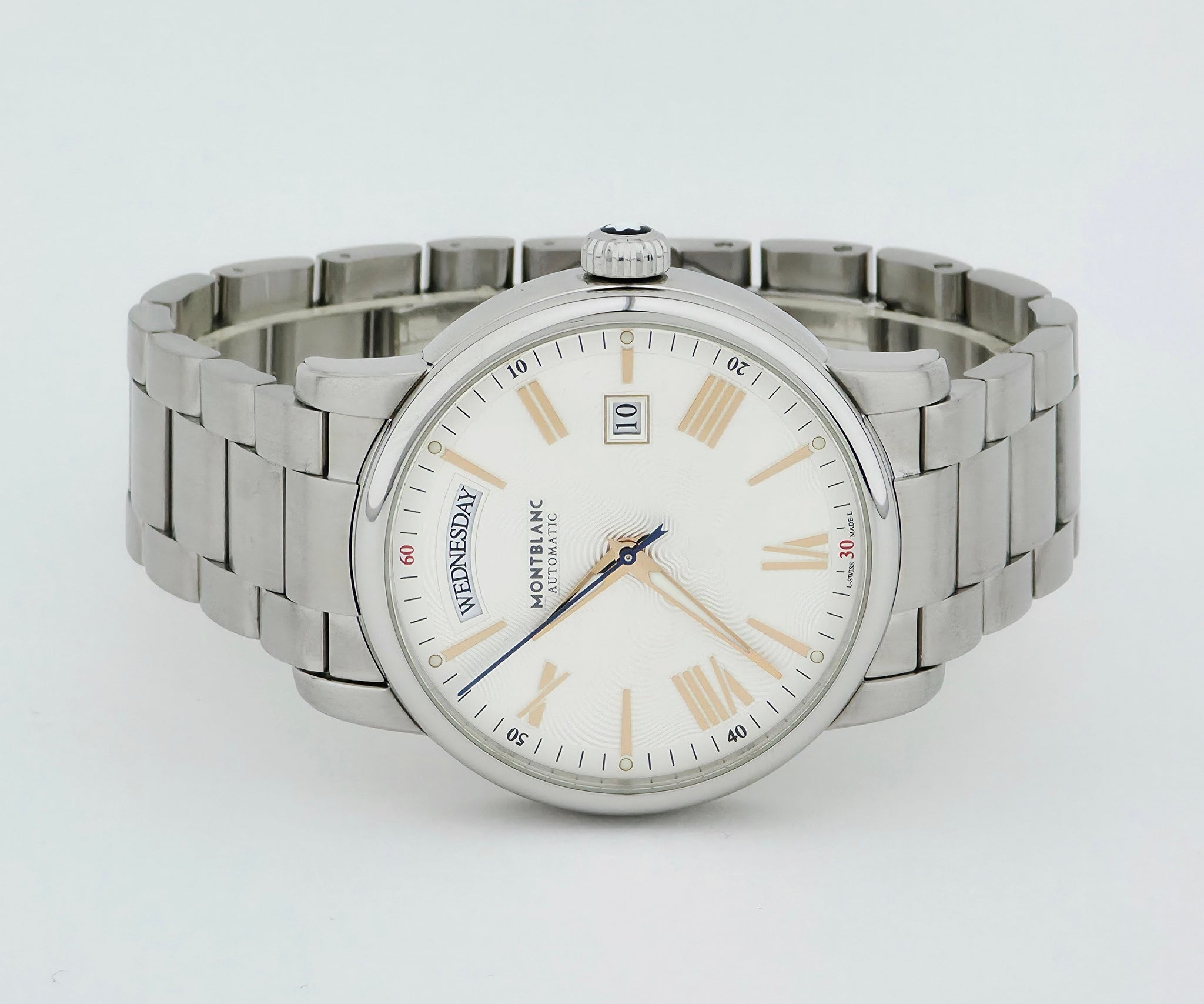 Montblanc Star 4810 Day-Date Automatic 40mm Steel Men's watch Ref: 7391