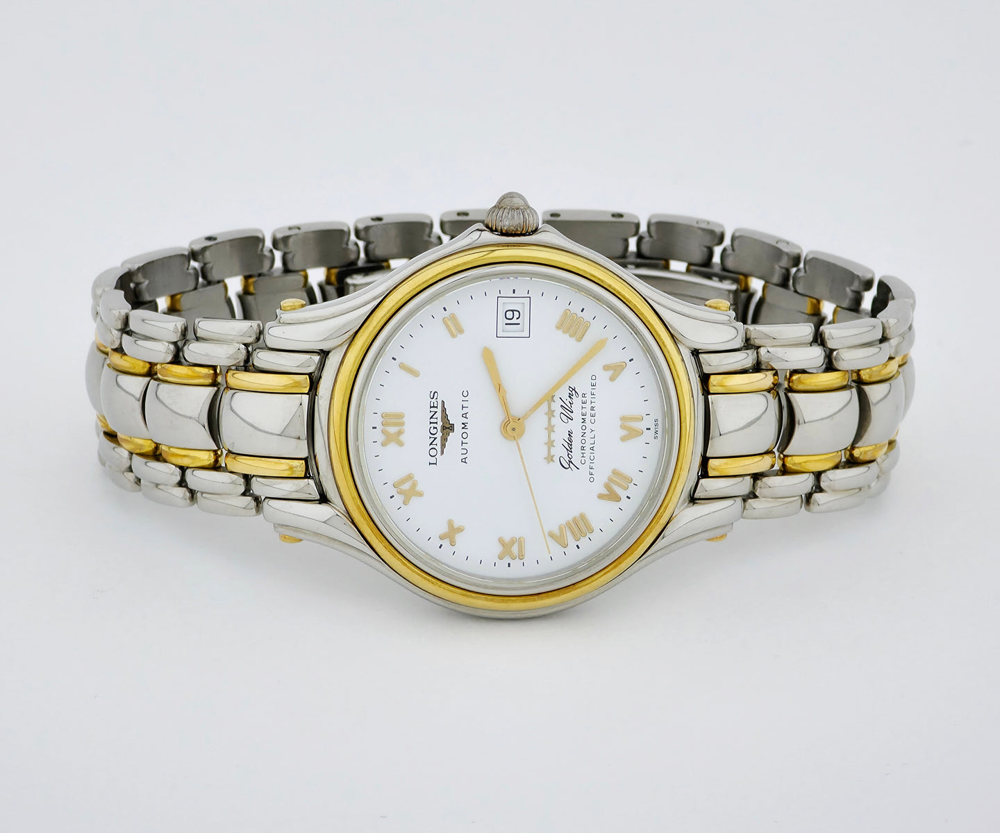 LONGINES Golden Wing 5 Star Automatic 18k Gold & Steel two- tone watch Ref: L3.609.5