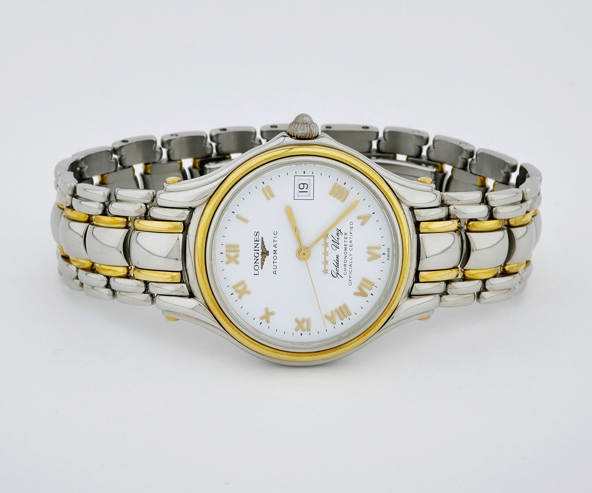 LONGINES Golden Wing 5 Star Automatic 18k Gold & Steel two- tone watch Ref: L3.609.5