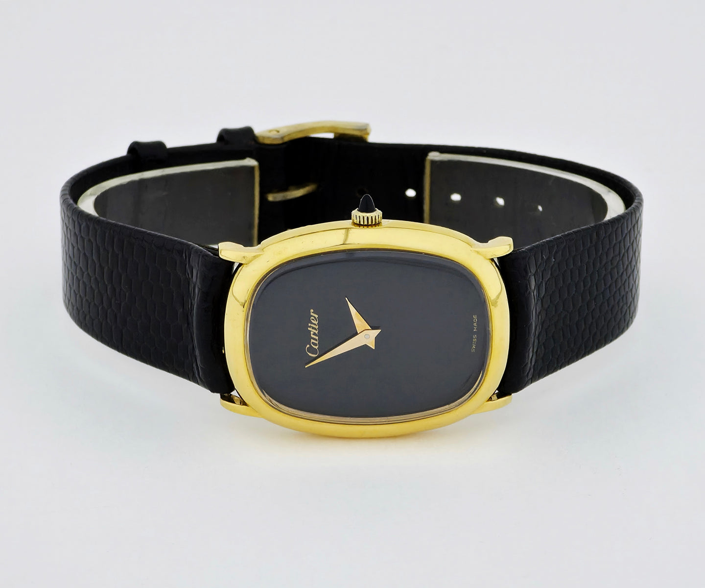 Cartier 18k Yellow Gold Electroplated Ellipse Mechanical watch