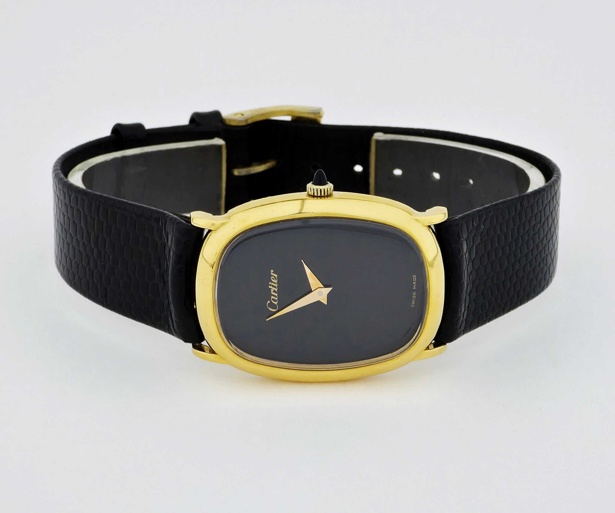 Cartier 18k Yellow Gold Electroplated Ellipse Mechanical watch