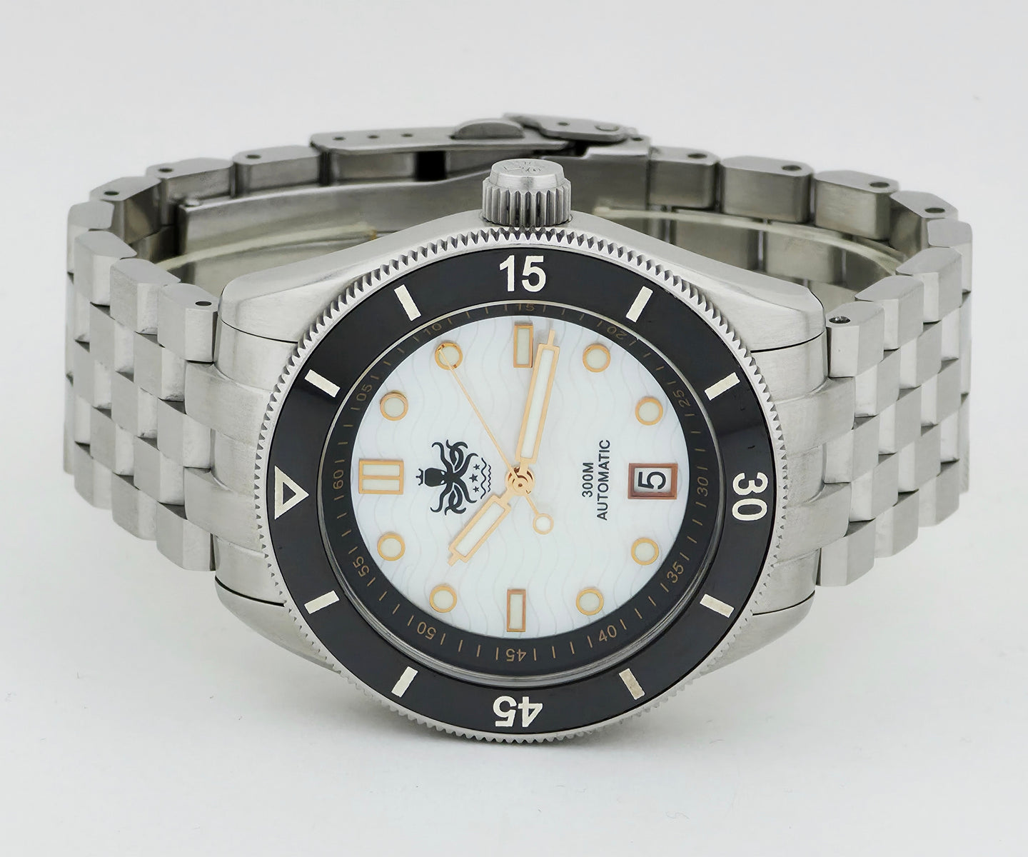 PHOIBOS Wave Master 300m Automatic 42mm steel Men's watch PY053DD