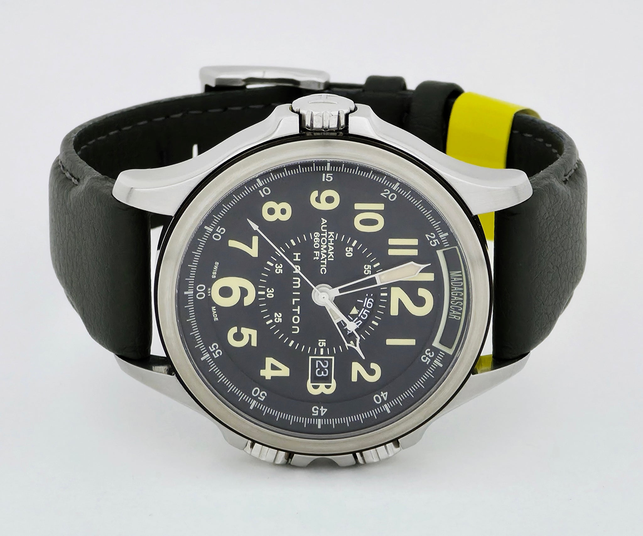 HAMILTON Khaki Automatic GMT H775650 Special Edition Conservation Harrison Ford watch