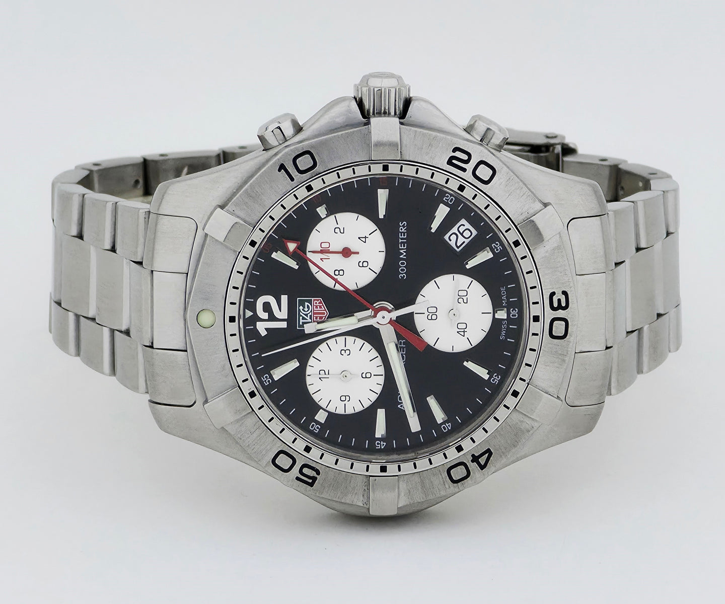 TAG Heuer Aquaracer Chronograph Quartz CAF1110 Steel Men's watch 41mm