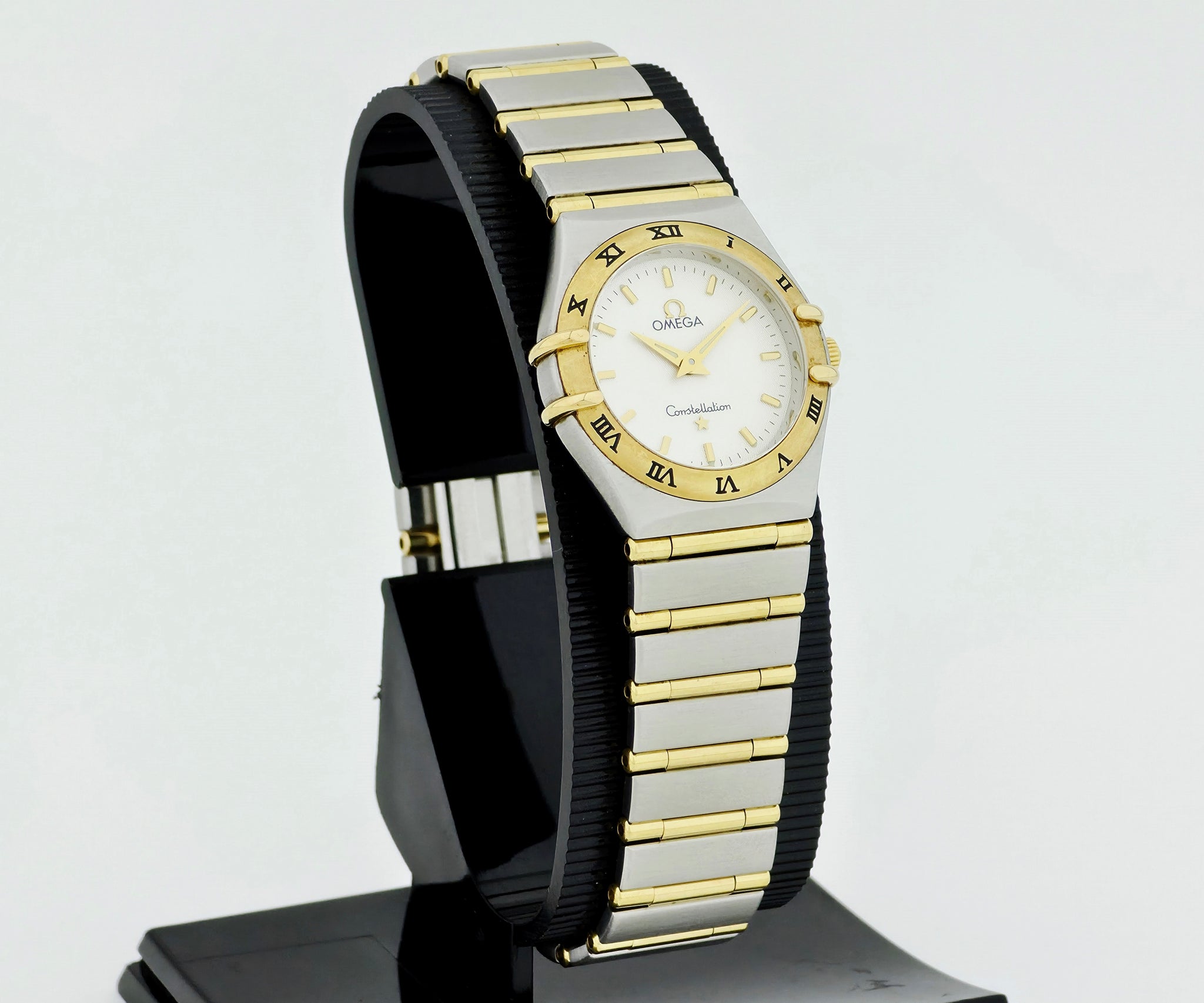 Ladies OMEGA Constellation Quartz 25mm Steel & 18k Gold Ref: 795.1202