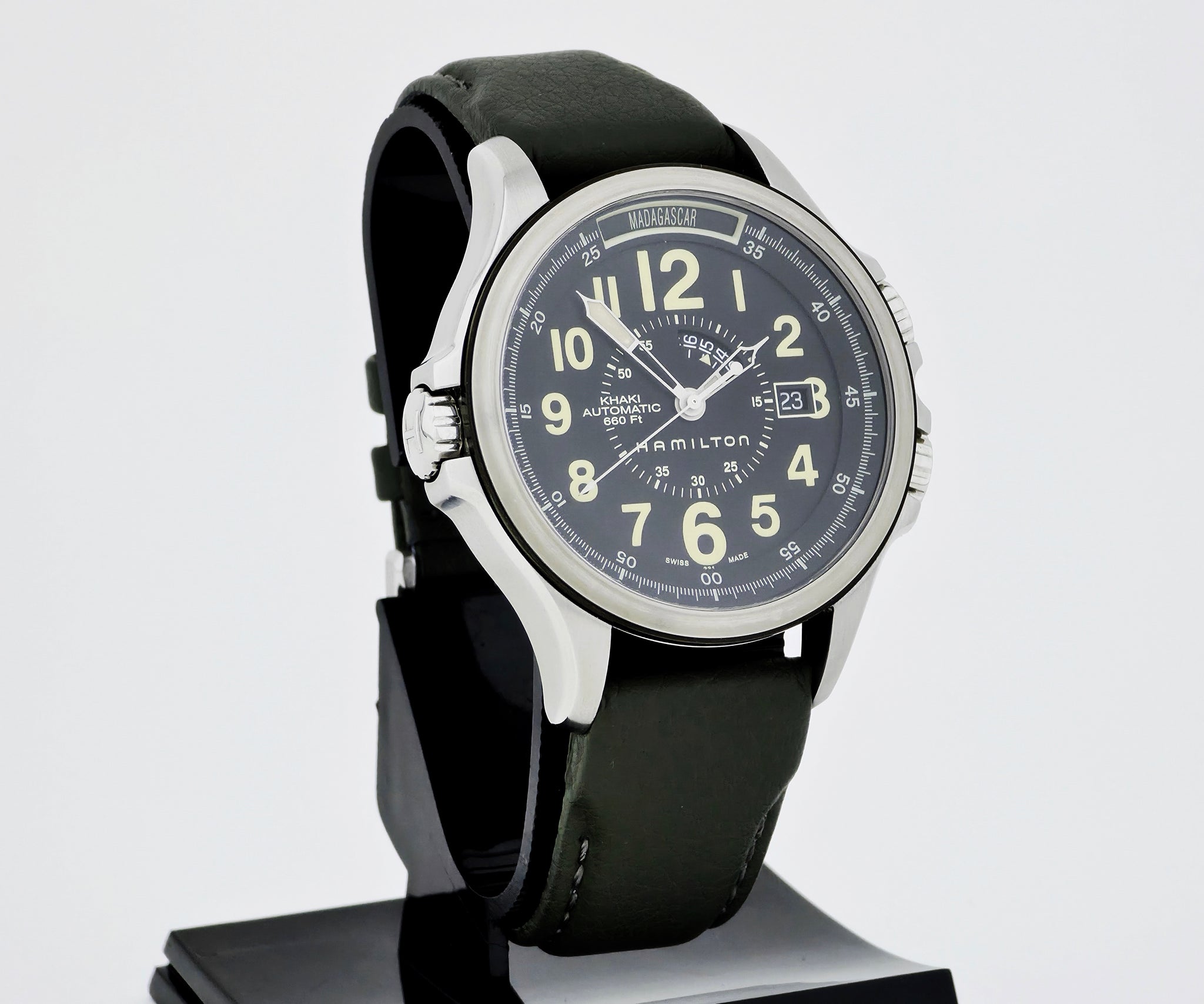 HAMILTON Khaki Automatic GMT H775650 Special Edition Conservation Harrison Ford watch