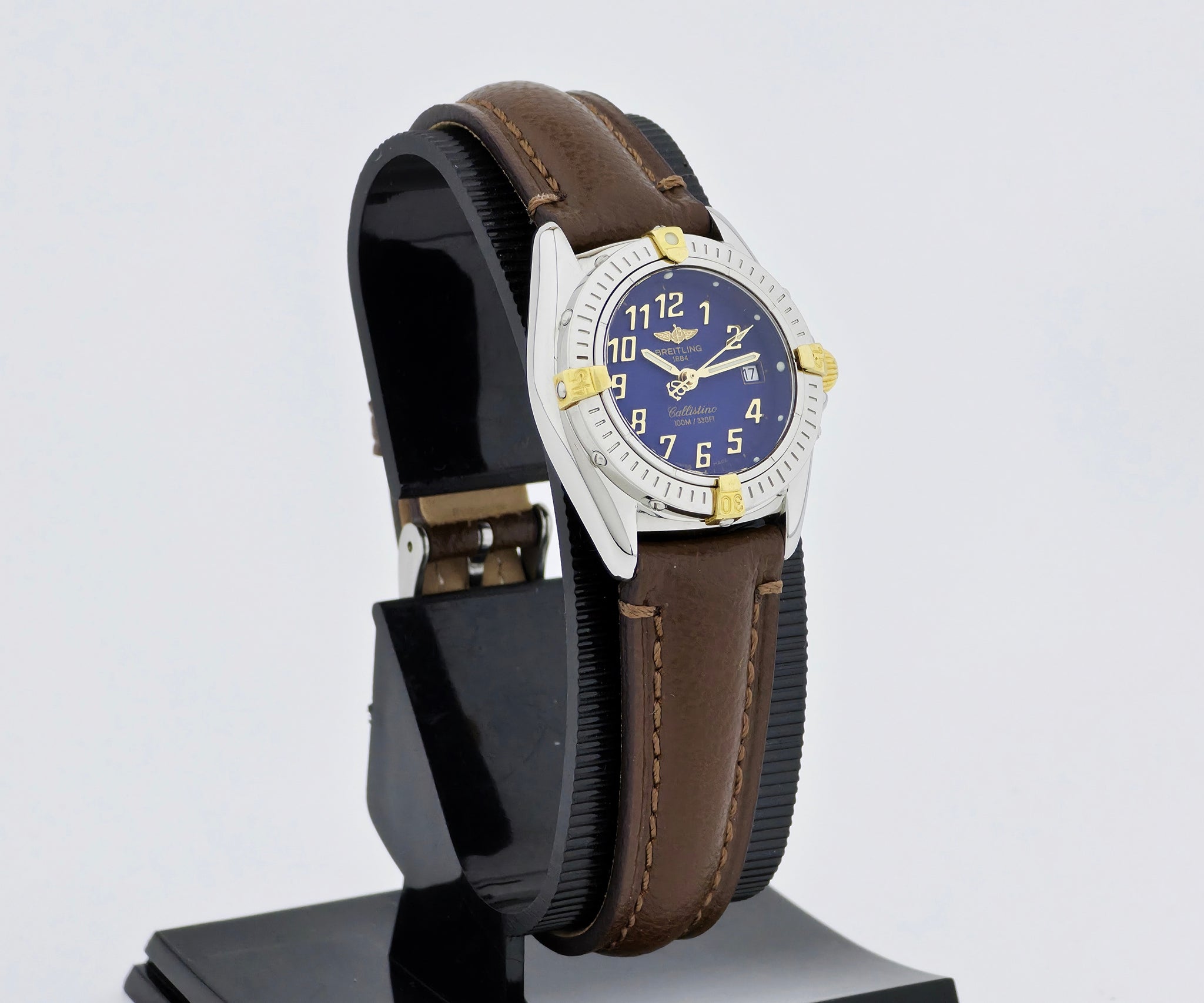 BREITLING Callistino Quartz, 28mm Steel & Gold Women's watch Ref: B52045