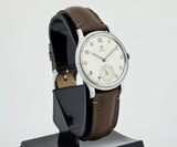 Rare 1940s OMEGA Mechanical Cal. 28 Steel case 35mm for Men’s Ref: 2403/1