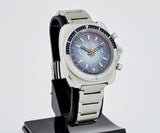 Vintage FALCON chronograph mechanical Cal. 7734 Steel Diver watch 42mm