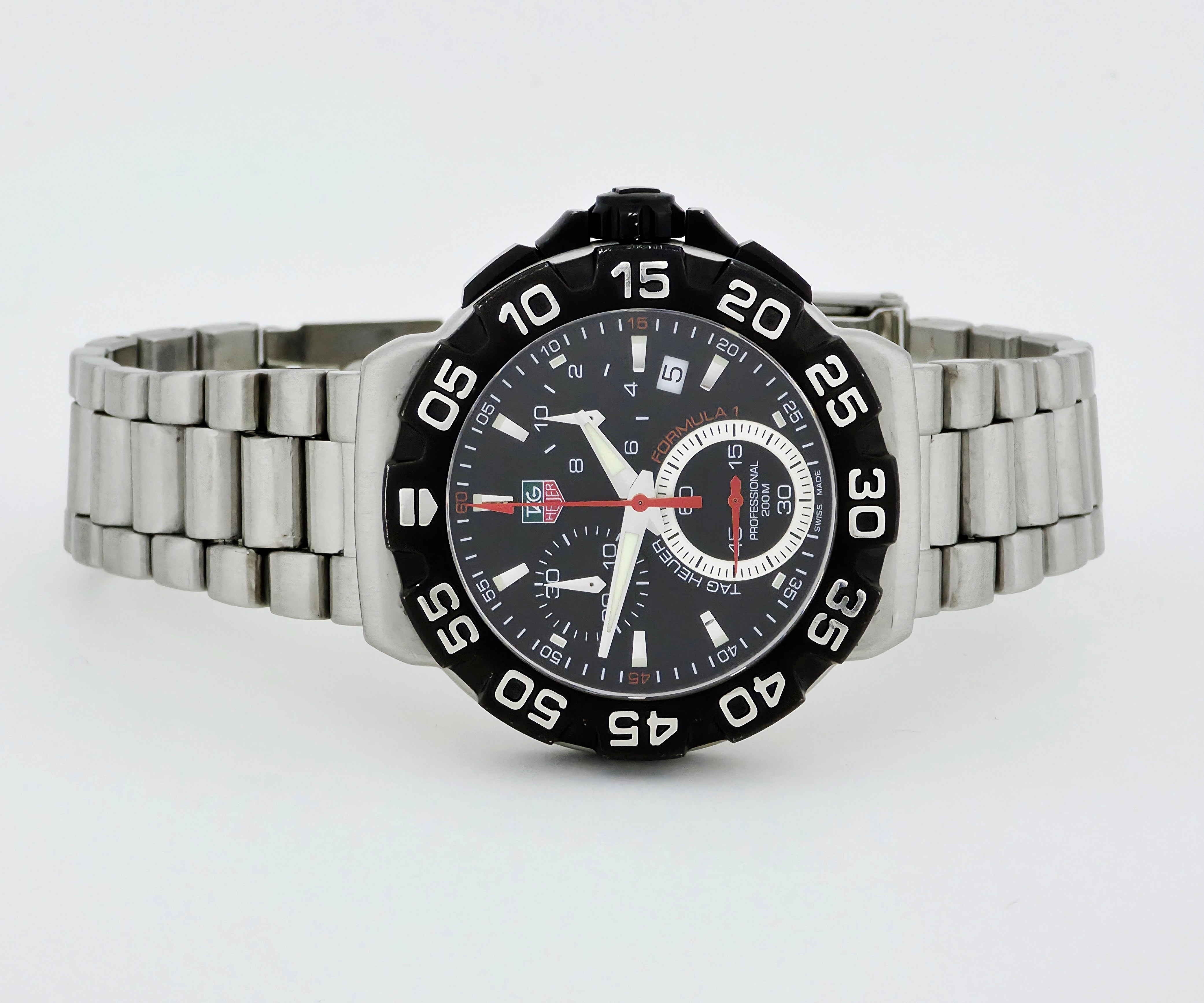 TAG Heuer Formula 1 Chronograph Quartz 41mm Steel Men's watch Ref