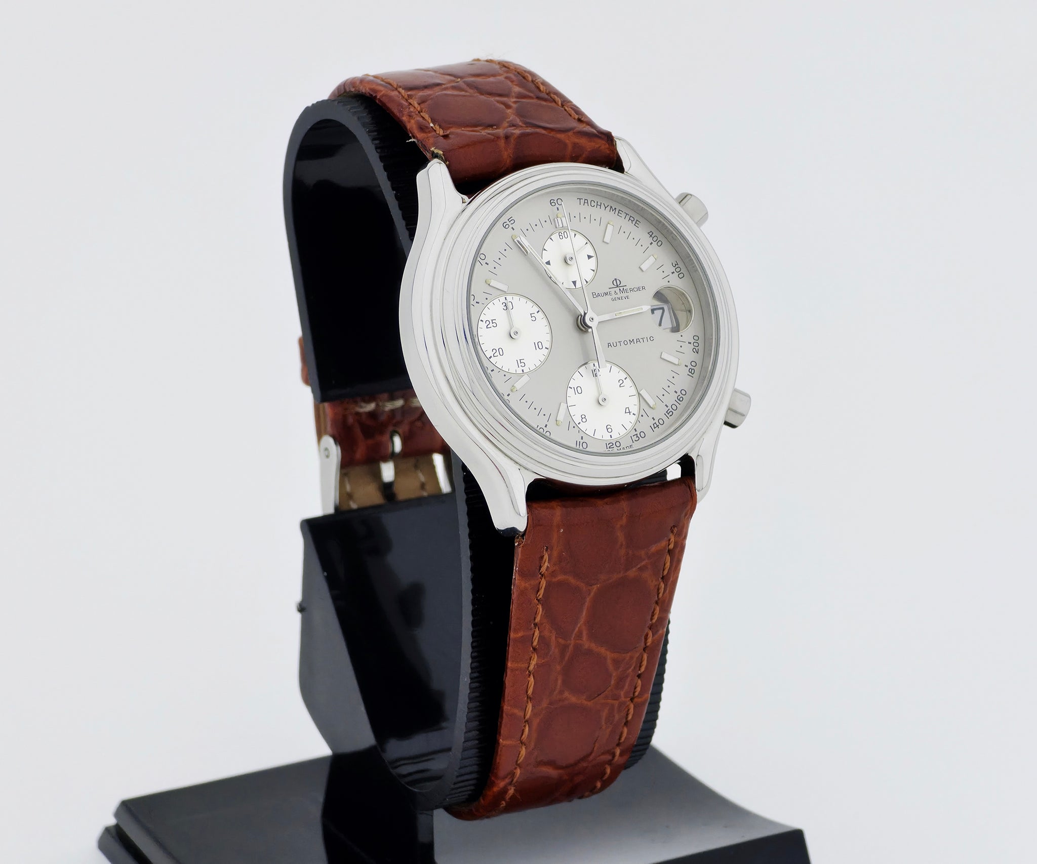 Baume & Mercier Baumatic Automatic, Steel 36mm mid-size Men's watch Ref: 6103