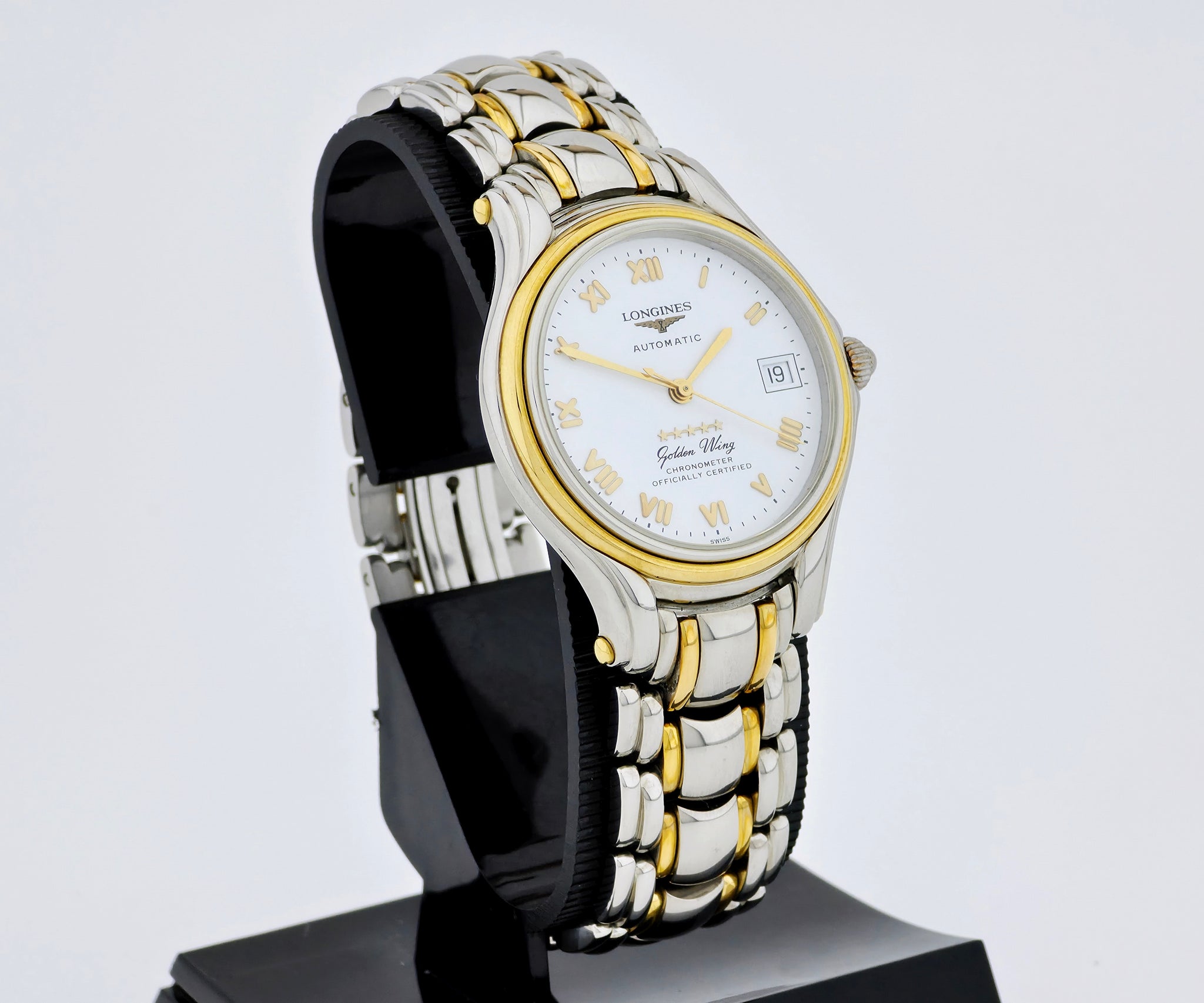 LONGINES Golden Wing 5 Star Automatic 18k Gold & Steel two- tone watch Ref: L3.609.5