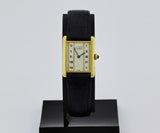 Cartier Tank Vermeil Quartz, 925 Silver & Gold plated Unisex watch Ref: 590005