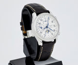 LONGINES master collection GMT chrono full calendar MoonPhase, 40mm Steel L2.673.4