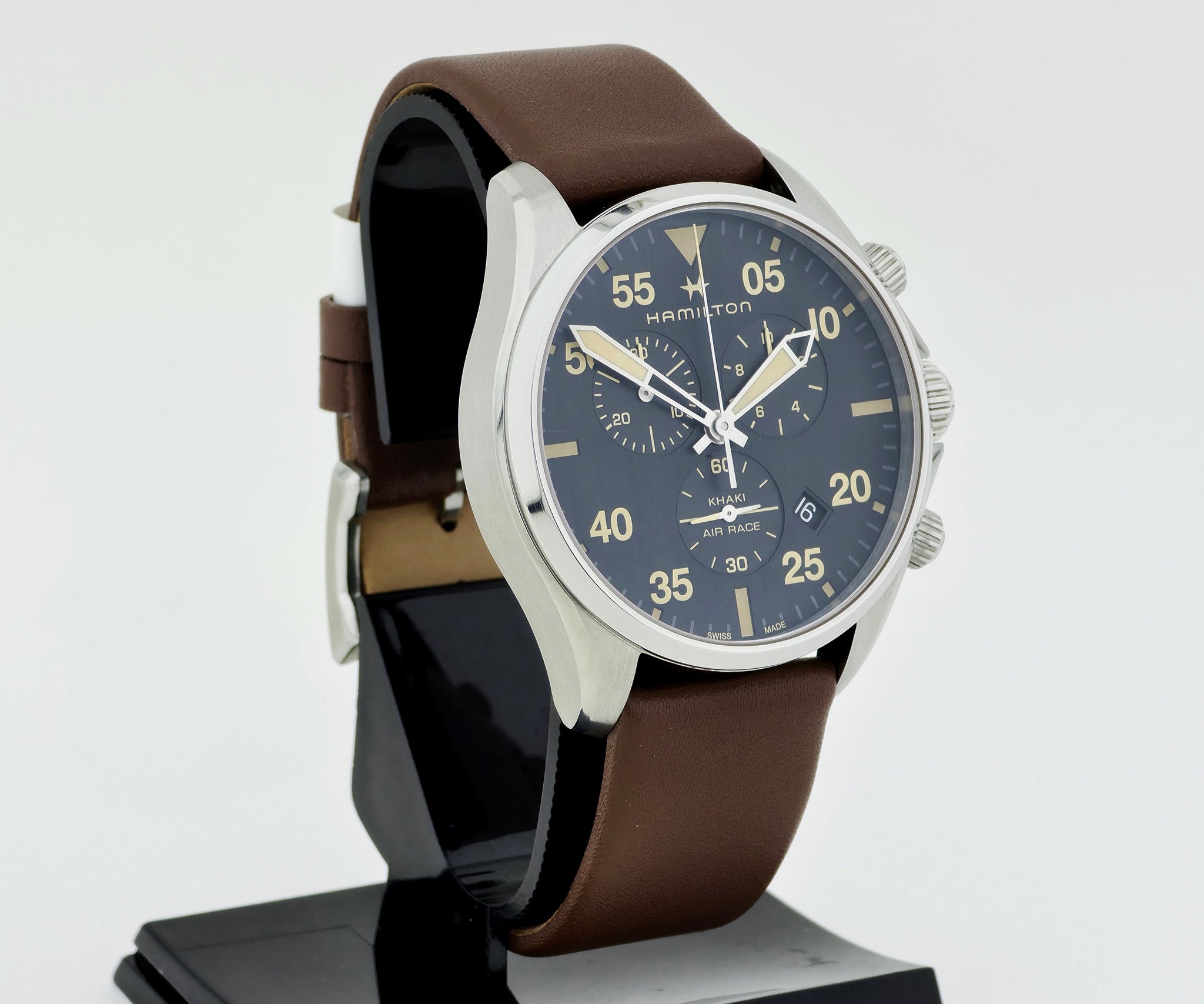 Hamilton Aviation Khaki Pilot Chronograph Quartz 43mm Steel case Ref: H767220