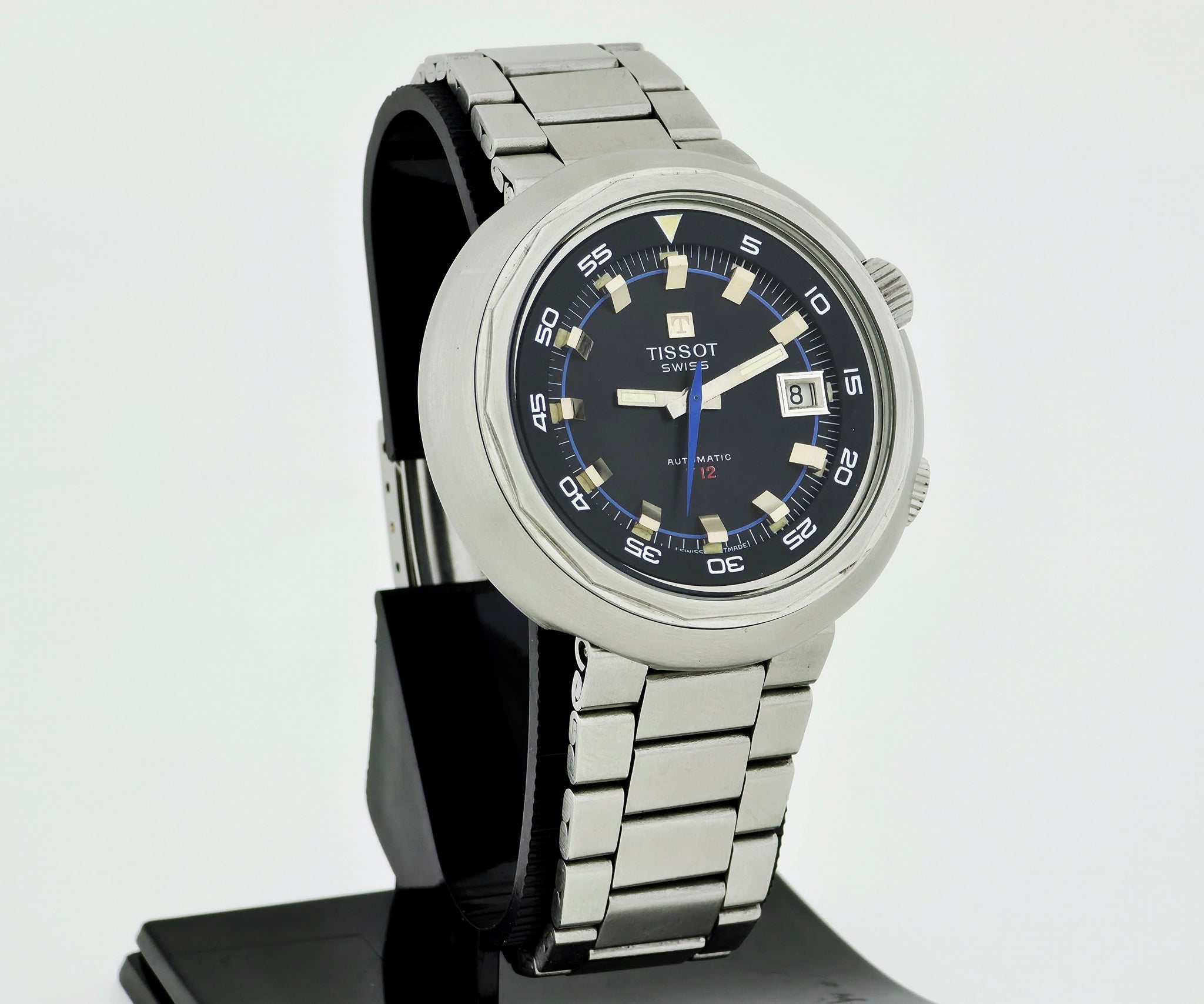 Vintage TISSOT  T-12 Super Compressor Automatic Cal.784.2  Steel 44mm watch Ref: 44678