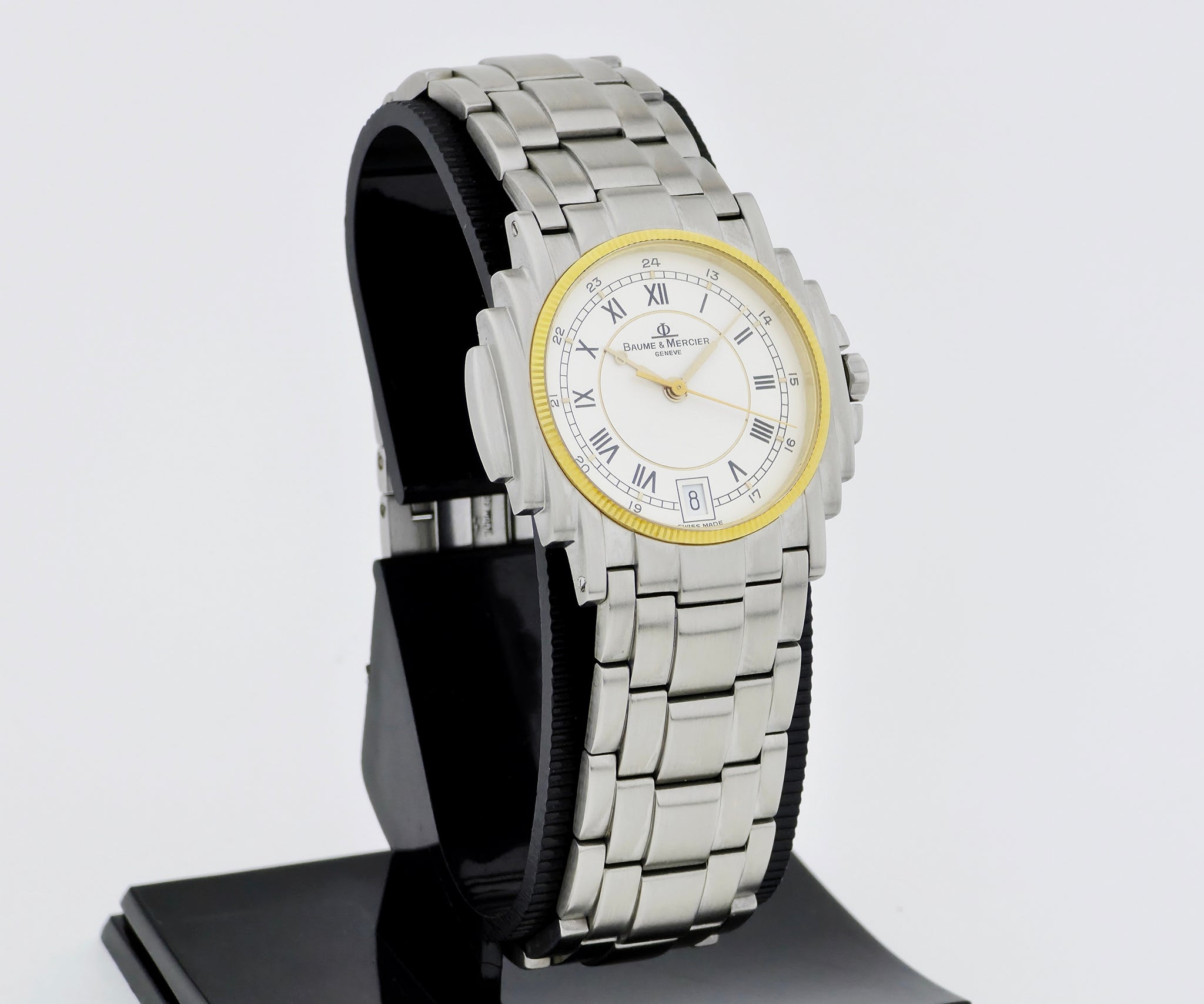 Baume & Mercier Shogun Quartz 34mm Steel Unisex watch Ref: 5136.018.3