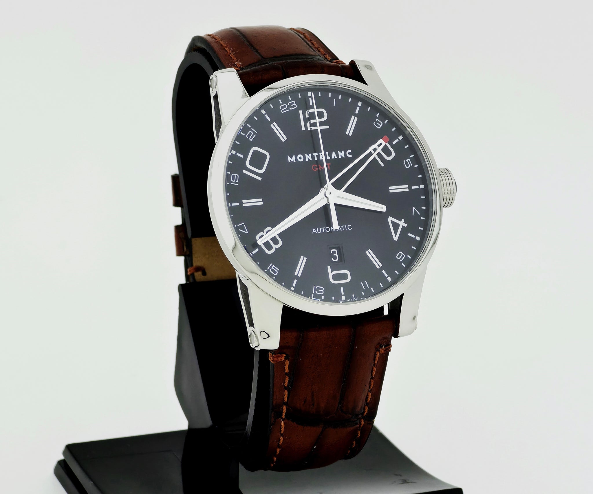 MONTBLANC TimeWalker GMT Automatic 42mm Steel Men's watch Ref: 7081