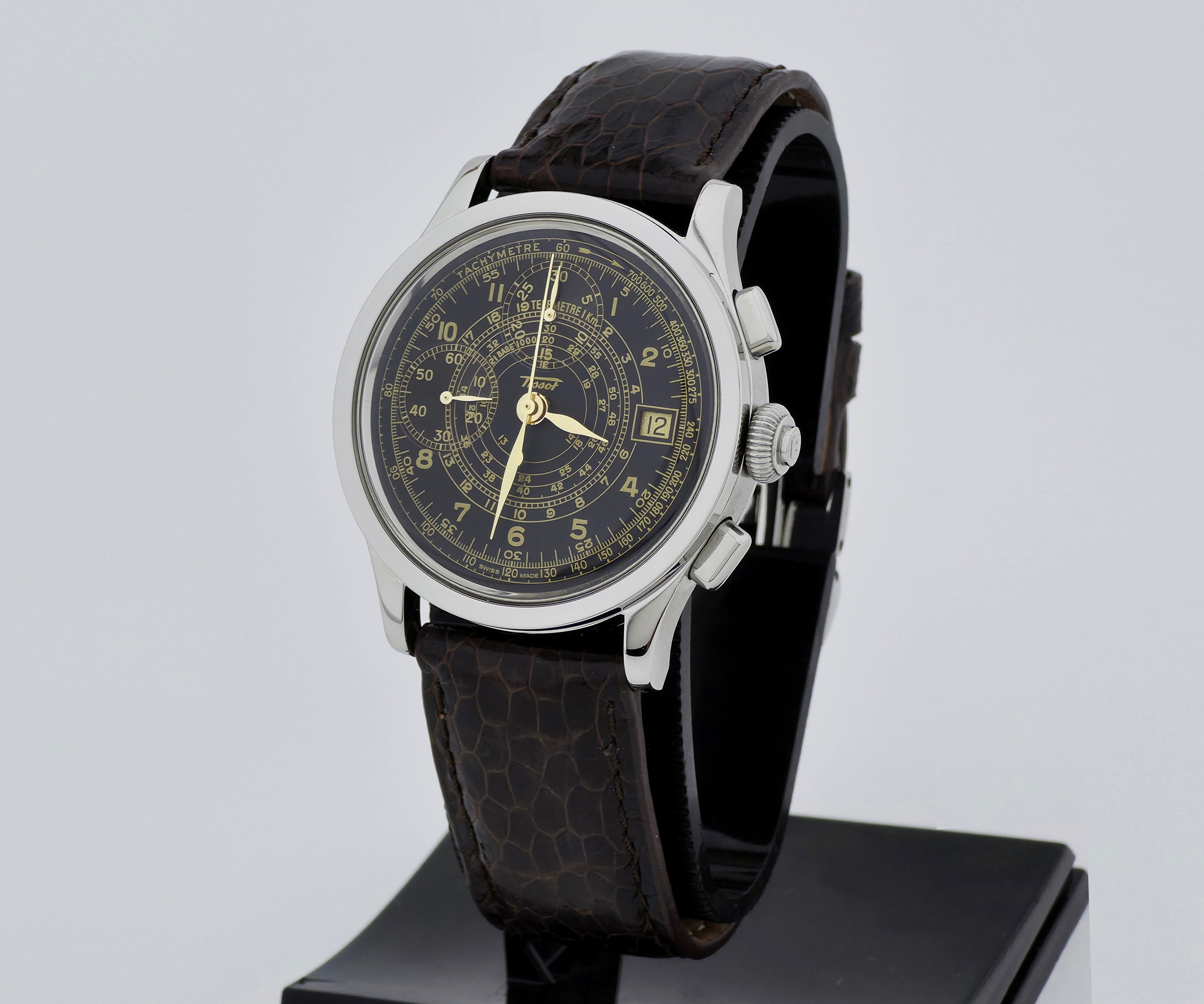 TISSOT Janeiro Chronograph Mechanical 37mm Steel watch, limited