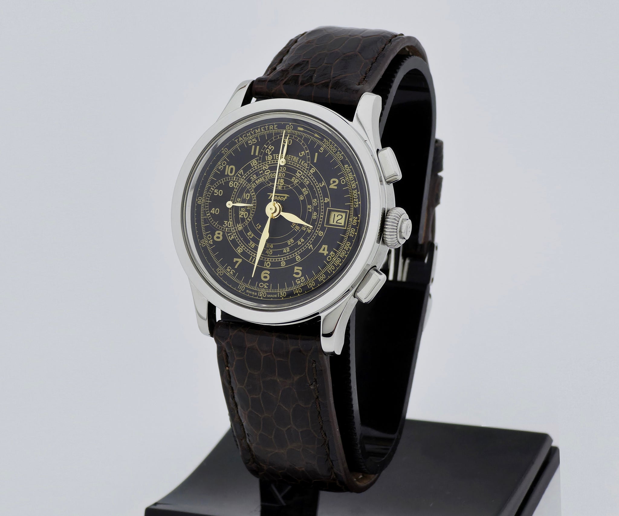 TISSOT  Janeiro Chronograph Mechanical 37mm Steel watch, limited edition ****/3333 Ref: Z199