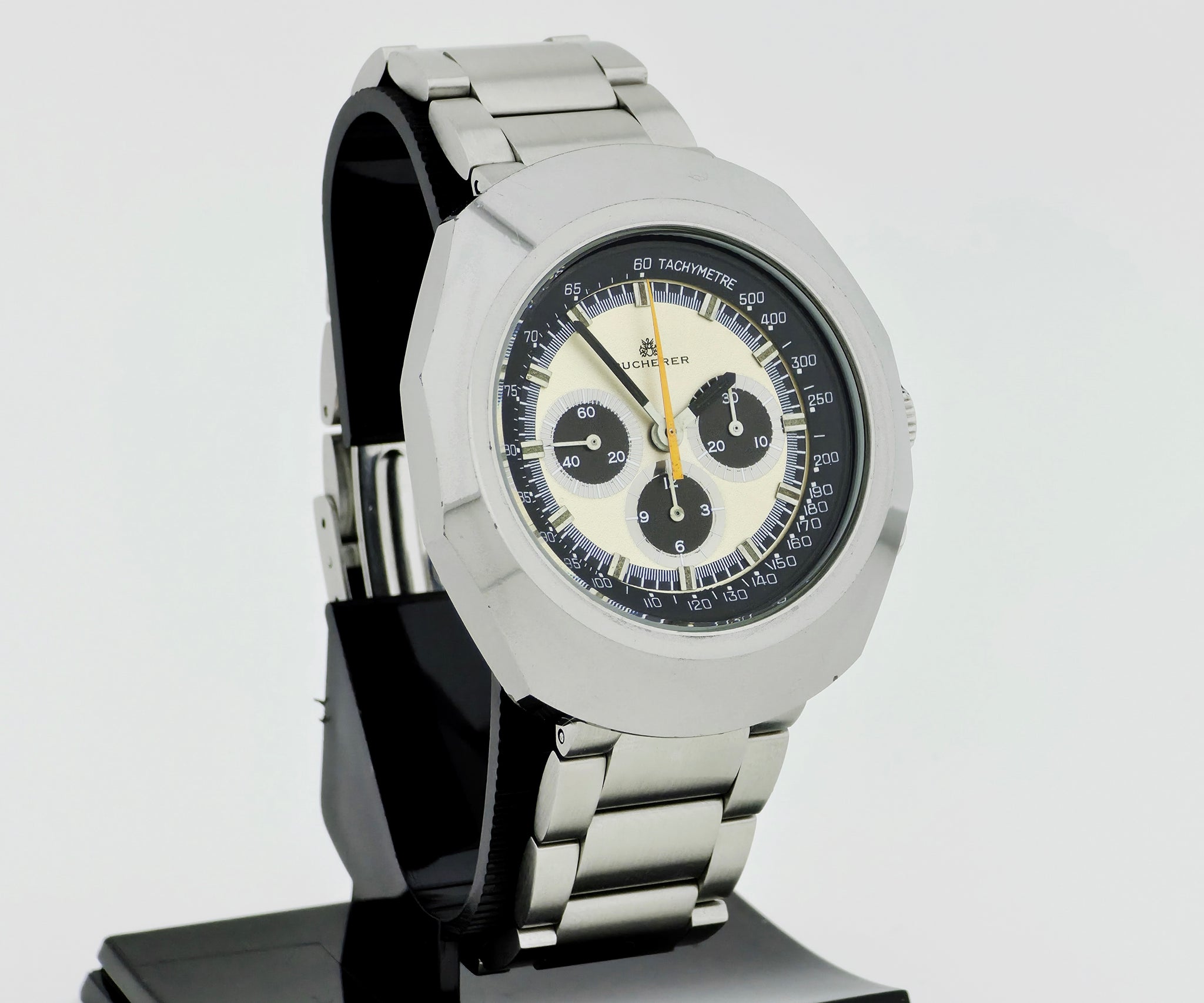 1970s Bucherer Anakin Skywalker 44mm Chronograph Lemania Cal. 1873  Panda Dial Ref: 9656