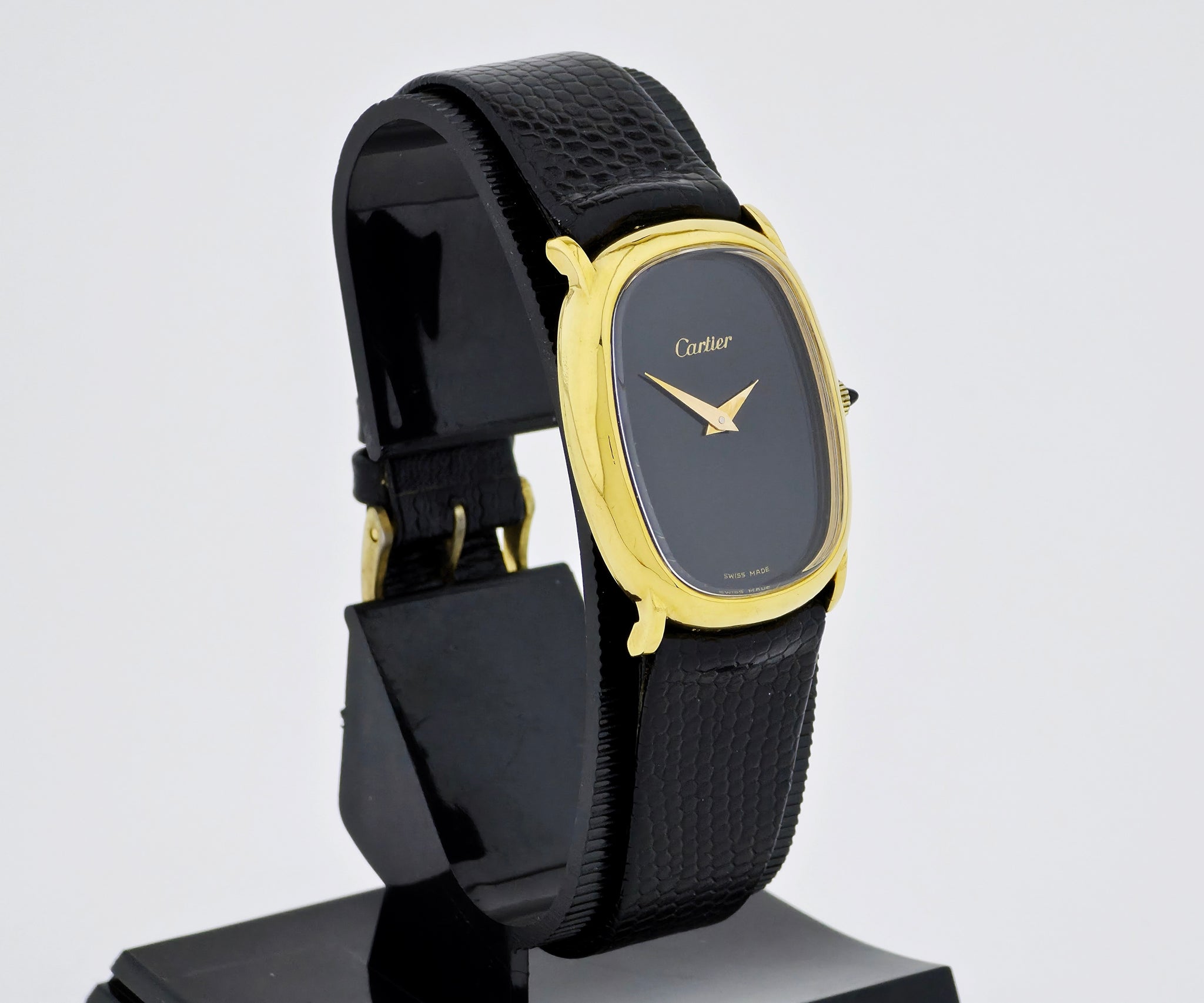 Cartier 18k Yellow Gold Electroplated Ellipse Mechanical watch