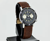 Vintage Ollech & Waj “Precision” Chronograph Mechanical Valjoux 92 Reverse Panda