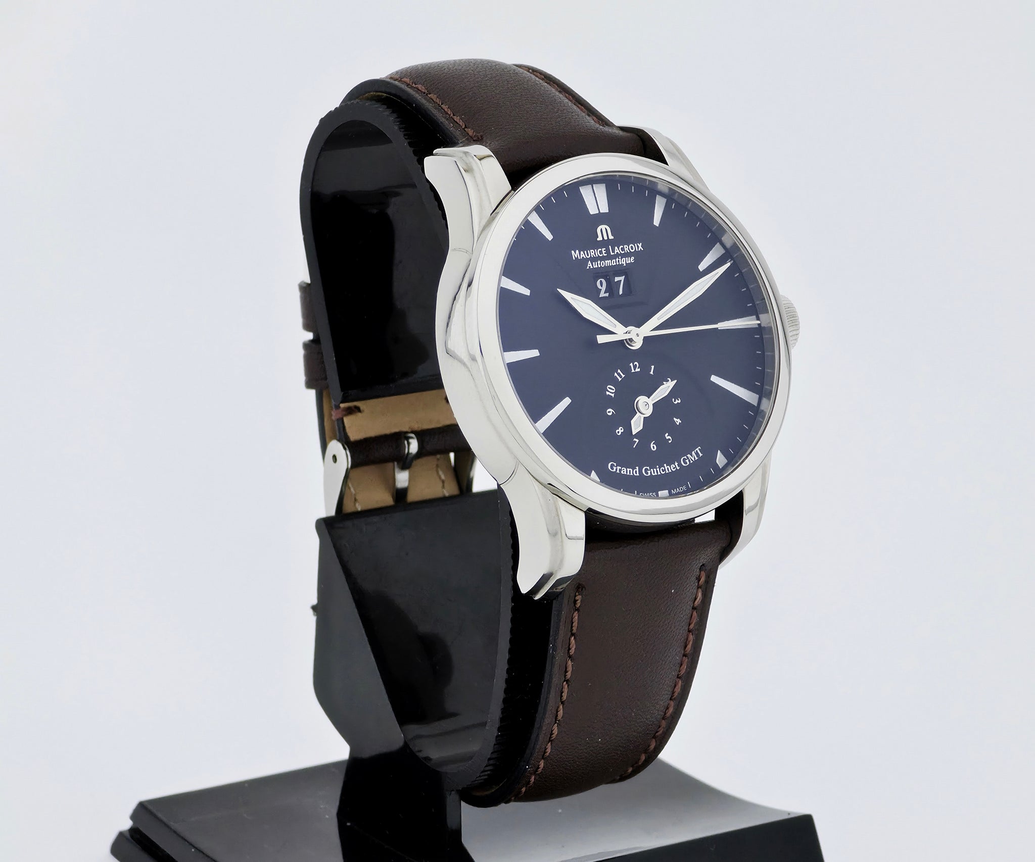 Maurice Lacroix Pontos Grand Guichet GMT Dual-Time, Automatic 40mm Steel PT6098
