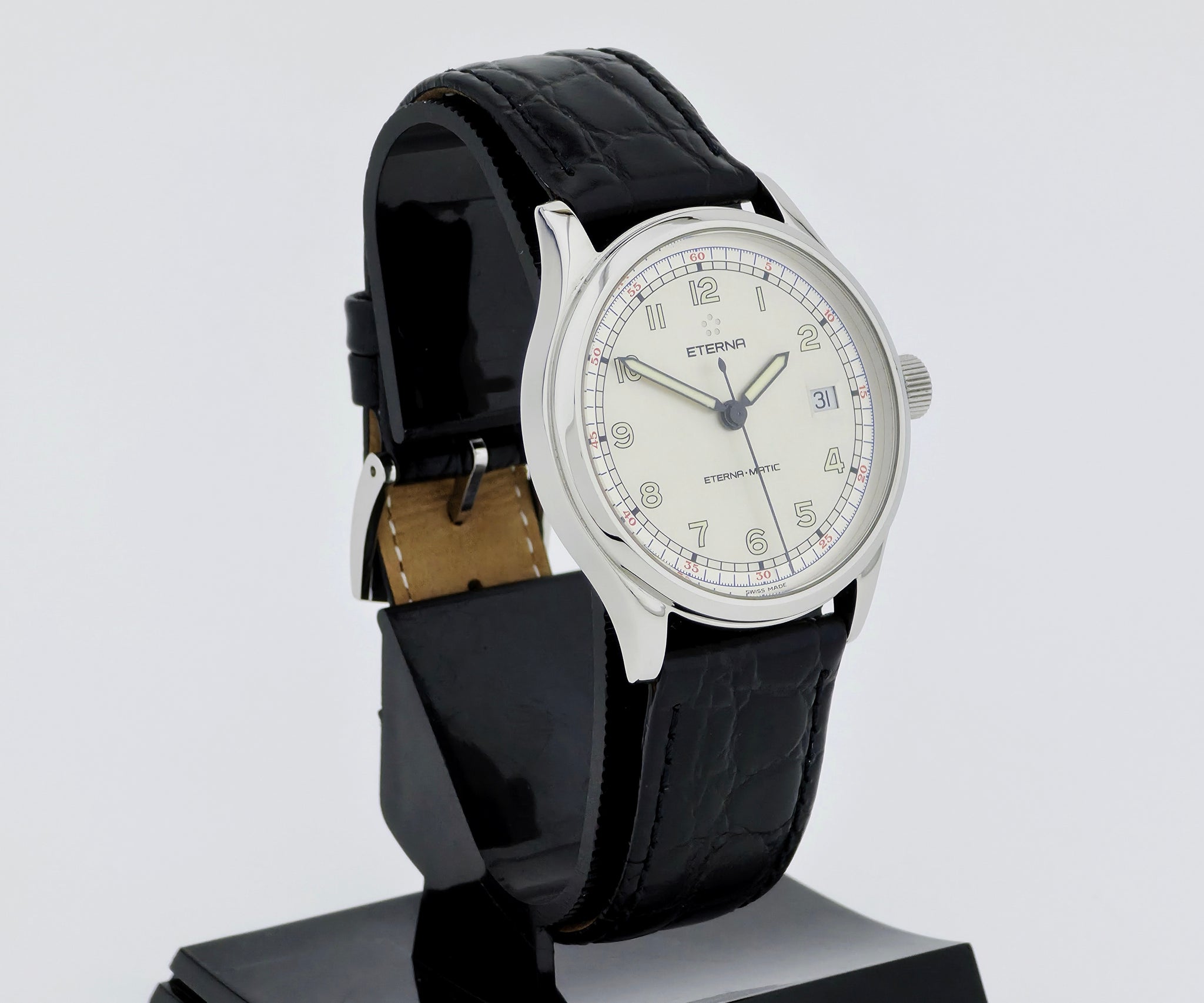 ETERNA-MATIC Cambridge Automatic 37mm Steel case Ref: 8507.41